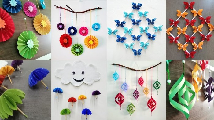 How to make wall decoration with paper