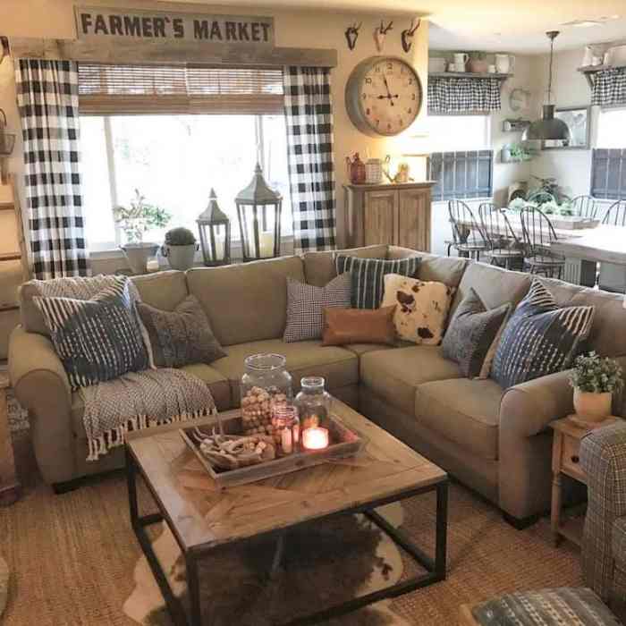 What is farmhouse decor style