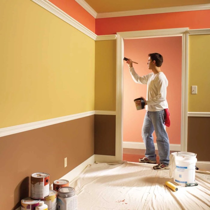 Should you paint room first and then decorate