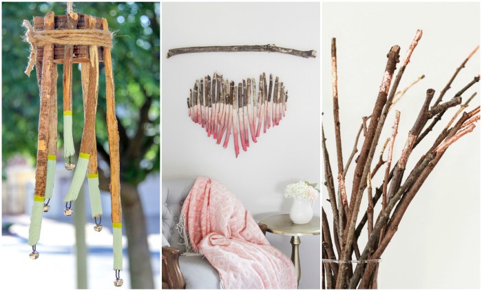 How to make a tree branch decoration