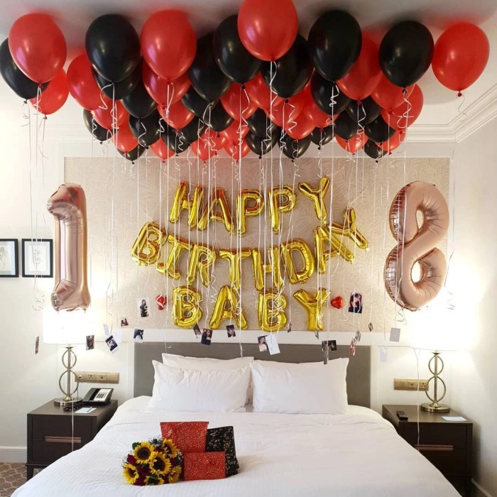 How to decorate a birthday room