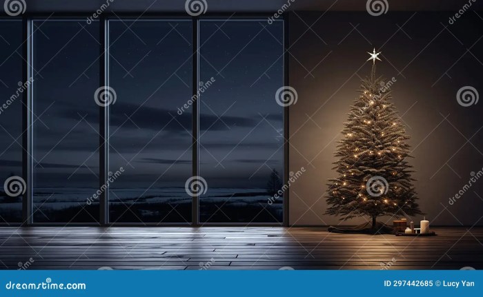 How to decorate big windows for christmas