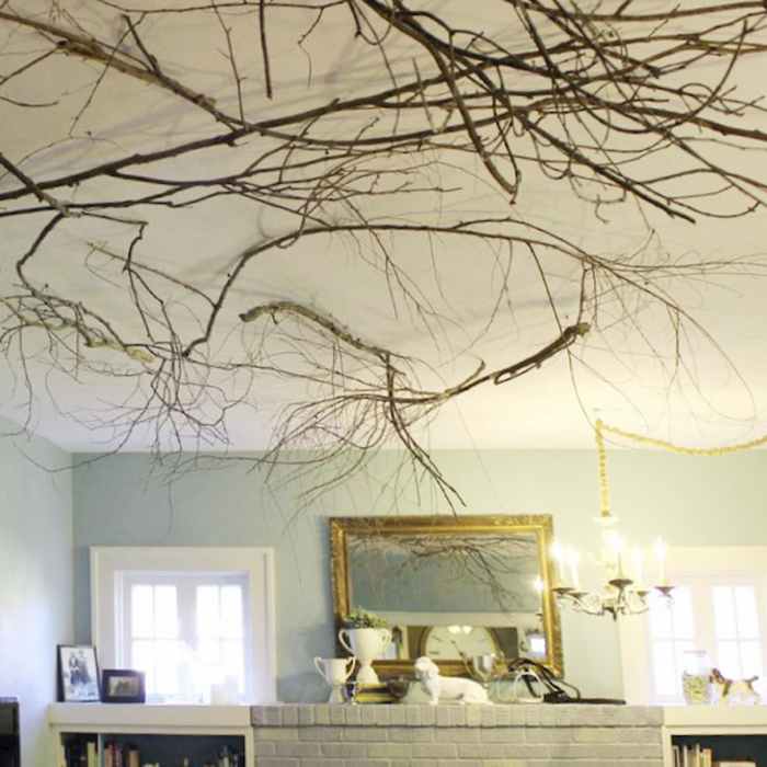 How to make a tree branch decoration